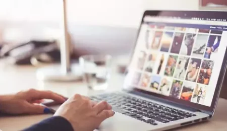 Ejemplo de diseño web moderno y adaptable en diferentes dispositivos