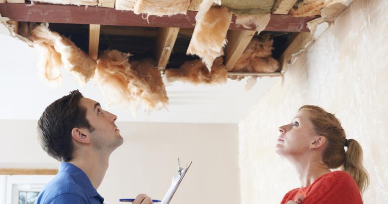 persona molesta en casa por avería doméstica